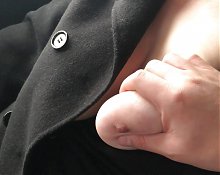 Busty mature woman likes to eat lollipops and eats them with gusto