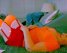 Granny Velmas Lick and Dick Throwback Cum