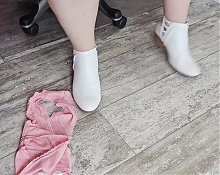 Maintenance man was surprised when I gave him my pussy to eat for lunch - hijab boss Let employee deep cleaned fat pussy, pov
