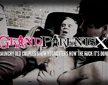 Busty Granny surprises Grandpa with an 18yo hottie