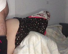 The Muslim woman faces him