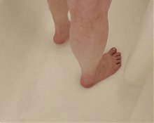 Stare at my feet while I shower?