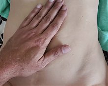 Loving my vacation with hubby! 52 year old hotwife gives blowjob outside to her hubby, and then goes inside to get fucked hard.