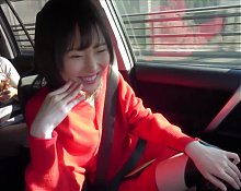 Hauru Yamaguchi and Shuri Hazuki - Watching Each Other, Car Sex