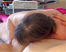 Granny Fuscias Suck, Stick, Lick and Dick Triple Cum